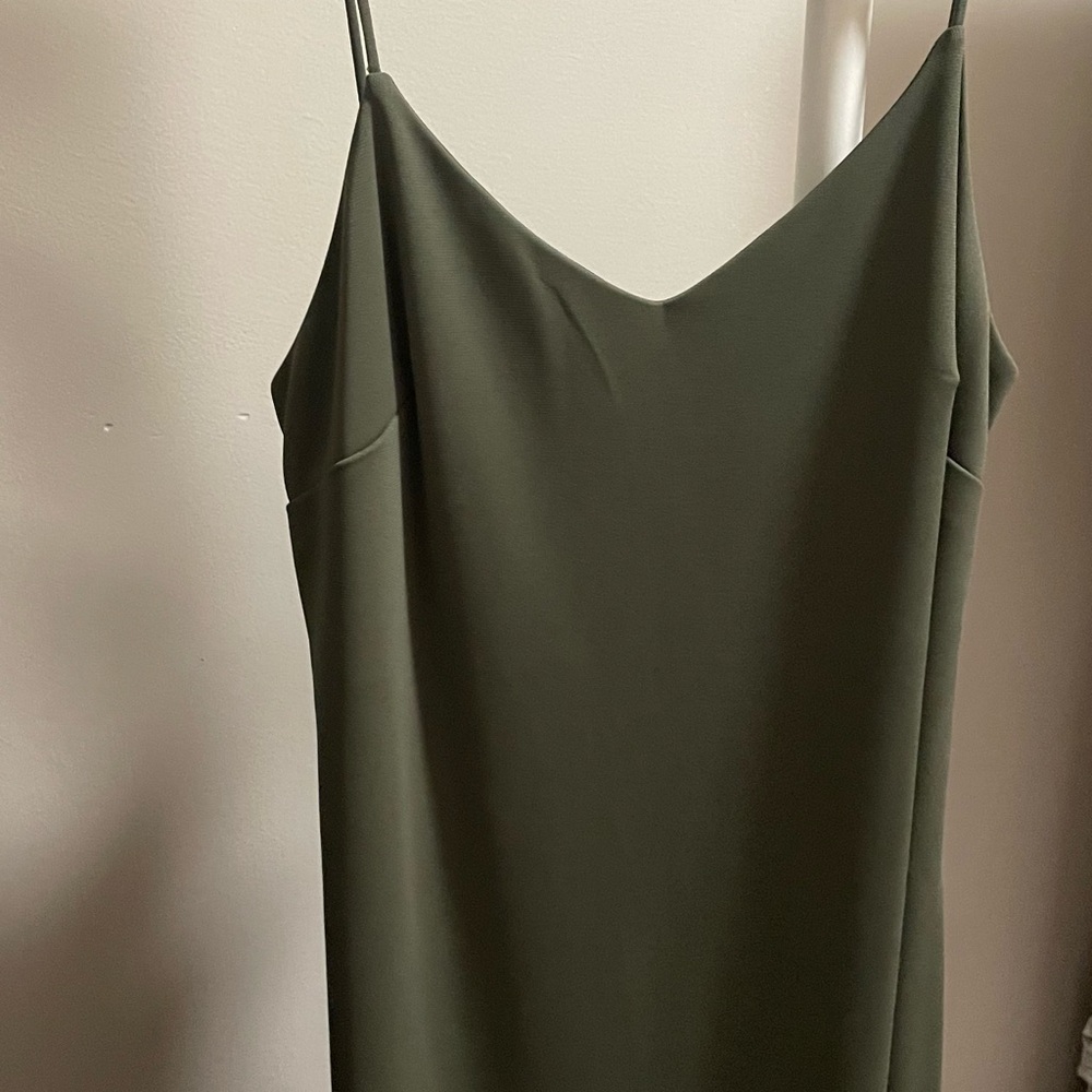Express Olive Green Petite Dress